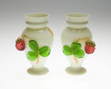 Pair of Vases, England, c. 1850/60. Creator: Unknown