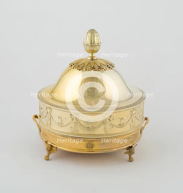 Pair of Warming Dishes, Paris, 1794/97. Creators: Martin-Guillaume Biennais, Pierre-Benoît Lorillon.