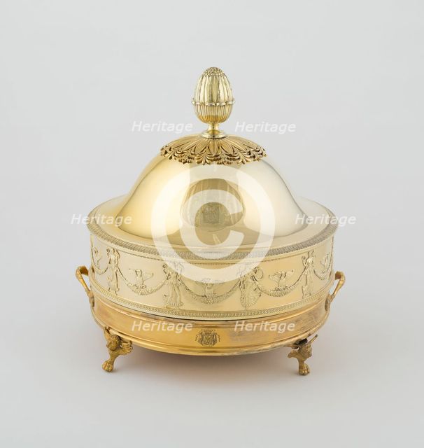 Pair of Warming Dishes, Paris, 1794/97. Creators: Martin-Guillaume Biennais, Pierre-Benoît Lorillon.