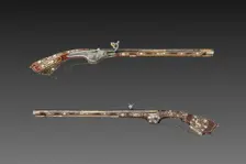 Pair of Wheel-lock Petronels, c. 1630. Creator: Georg Kurland (Polish)