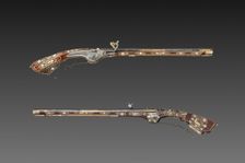 Pair of Wheel-lock Petronels, c. 1630. Creator: Georg Kurland (Polish)