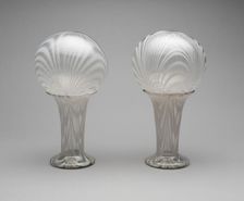 Pair of Witch Balls with Vases, 1850/75. Creator: Unknown