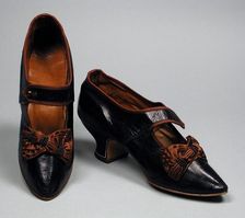 Pair of Woman’s Bar Shoes, between c.1880 and c.1885. Creator: Unknown