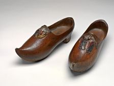 Pair of Wooden Shoes (Sabots) [right], 1889/1890. Creator: Paul Gauguin