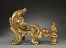 Pair of Andirons (Chenets), 1752. Creator: Jacques Caffieri (French, 1678-1755)