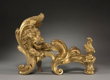 Pair of Andirons (Chenets), 1752. Creator: Jacques Caffieri (French, 1678-1755)