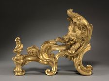 Pair of Andirons (Chenets), 1752. Creator: Jacques Caffieri (French, 1678-1755)