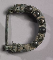 Pair of Arched Fibulae, 725-675 BC. Creator: Unknown