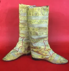 Pair of Boots (Theatrical), France, 1870s. Creator: Unknown