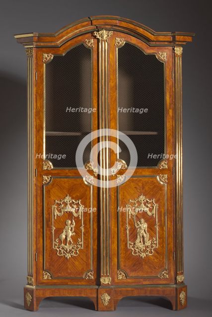 Pair of Bookcases (Bibliothèques), c. 1720. Creator: Charles Cressent (French, 1685-1768), attributed to.