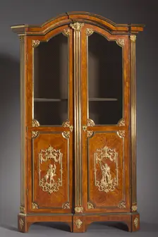 Pair of Bookcases (Bibliothèques), c. 1720. Creator: Charles Cressent (French, 1685-1768), attributed to