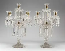 Pair of Candelabra, England, 1835/40. Creator: Unknown