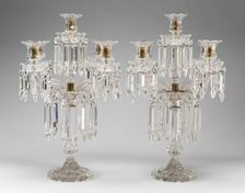 Pair of Candelabra, England, 1835/40. Creator: Unknown