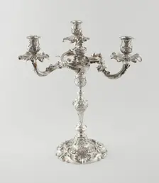 Pair of Candelabra, London, 1757/58. Creator: James Paltro