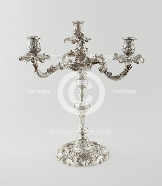 Pair of Candelabra, London, 1757/58. Creator: James Paltro.