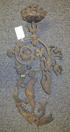 Pair of Candle Brackets, 1700s. Creator: Unknown