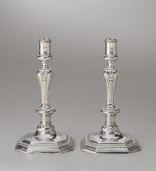 Pair Of Candlesticks, 1728. Creator: Gilles-Claude Gouel