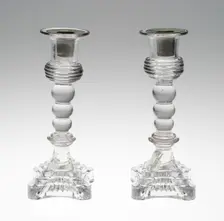 Pair of Candlesticks, 1830/40. Creator: Unknown