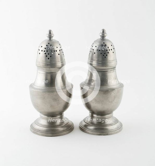 Pair of Casters, Germany, Late 18th century. Creator: Unknown.