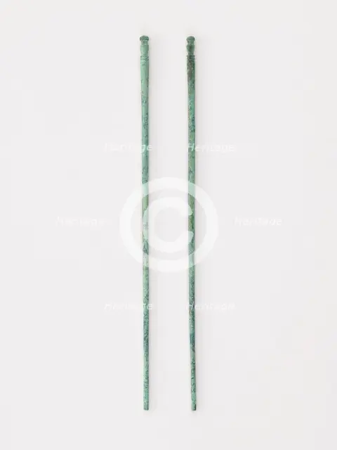 Pair of chopsticks, Goryeo period, 12th-13th century. Creator: Unknown.