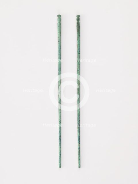 Pair of chopsticks, Goryeo period, 12th-13th century. Creator: Unknown.