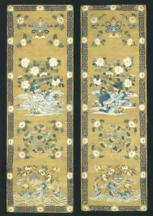 Pair of Chair Panels, China, Qing dynasty (1644-1911), late 17th/early 18th century. Creator: Unknown