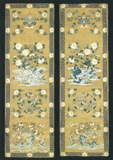Pair of Chair Panels, China, Qing dynasty (1644-1911), late 17th/early 18th century. Creator: Unknown