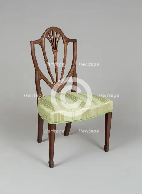 Pair of Chairs, 1790-1800. Creator: Unknown.