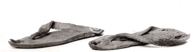 Pair of Child's Sandals, Coptic, 4th century. Creator: Unknown.