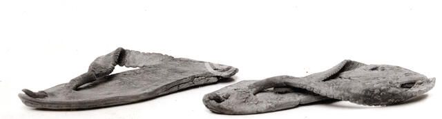 Pair of Child's Sandals, Coptic, 4th century. Creator: Unknown.