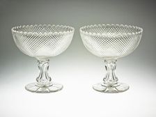 Pair of Compotes, 1851/57. Creator: Unknown