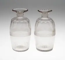 Pair of Cruets, England, c. 1800. Creator: Unknown