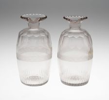 Pair of Cruets, England, c. 1800. Creator: Unknown