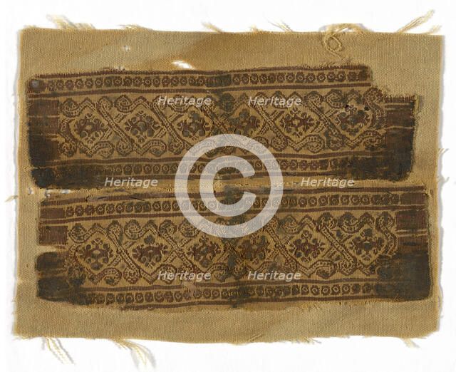 Pair of Cuff Bands, Egypt, Roman period (30 B.C.- 641 A.D.), 3rd/5th century. Creator: Unknown.