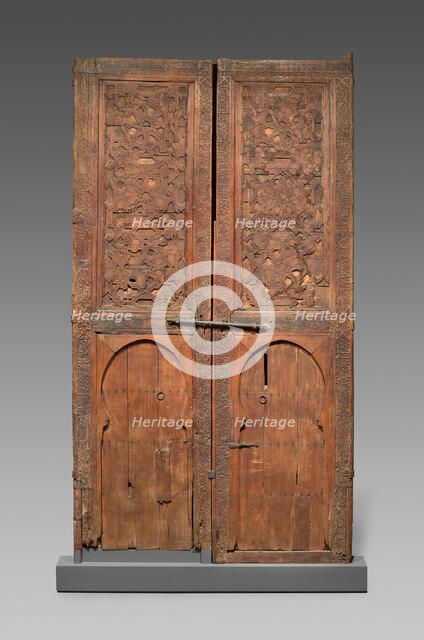 Pair of doors, Morocco, Marinid Dynasty, 14th century. Creator: Unknown.
