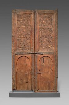 Pair of doors, Morocco, Marinid Dynasty, 14th century. Creator: Unknown