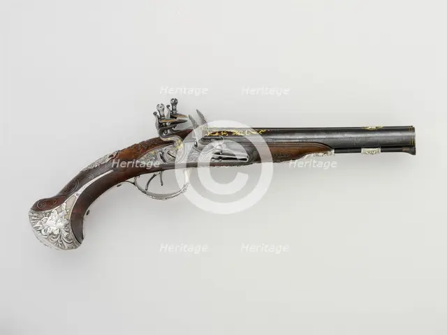 Pair of Double-Barreled Flintlock Pistols, French, Paris, 1752-53. Creator: Francois-Alexander Chasteau.