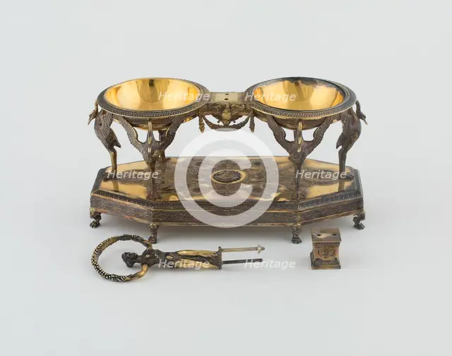Pair of Double Salts, Paris, 1798/1809. Creator: Martin-Guillaume Biennais.