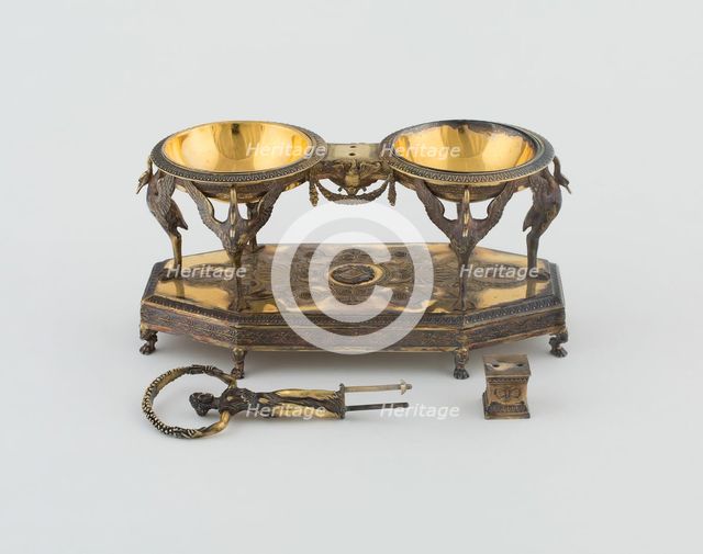 Pair of Double Salts, Paris, 1798/1809. Creator: Martin-Guillaume Biennais.