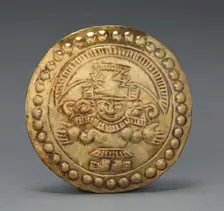 Pair of Ear Flare Frontals, Chimú style (900-1470). Creator: Unknown