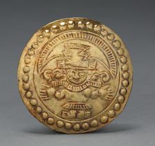 Pair of Ear Flare Frontals, Chimú style (900-1470). Creator: Unknown