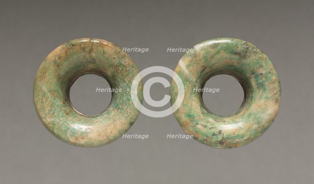 Pair of Ear Ornaments, 150-200. Creator: Unknown.