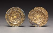 Pair of Ear Ornaments, c. 800-1370. Creator: Unknown