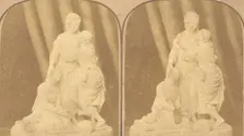 Pair of Early Stereograph Views of British Statues, 1850s-1910s. Creators: John Browning, Francis Godolphin Osbourne Stuart