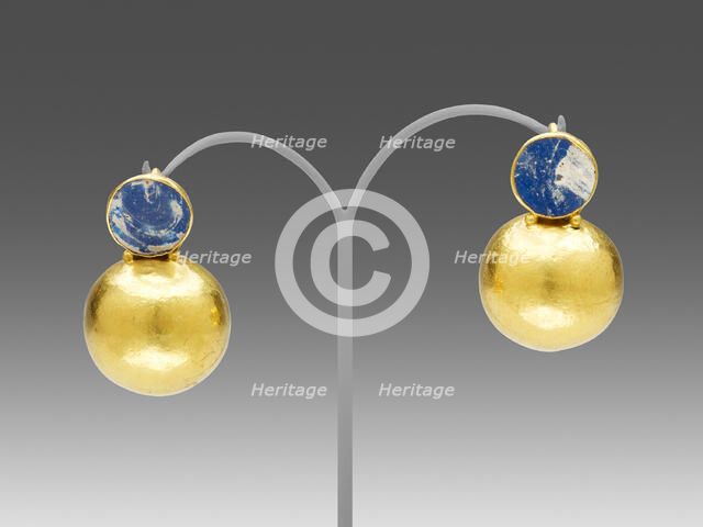 Pair of Earrings, 1st century. Creator: Unknown.