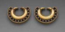 Pair of Earrings, A.D. 1000/1500. Creator: Unknown