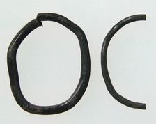 Pair of Earrings, Coptic, 4th-7th century. Creator: Unknown