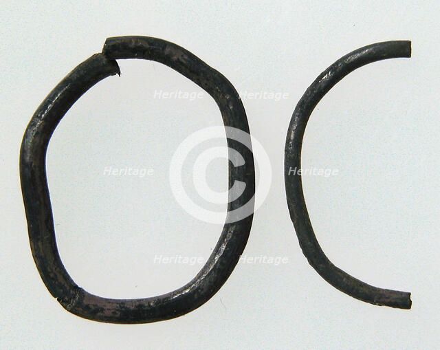 Pair of Earrings, Coptic, 4th-7th century. Creator: Unknown.