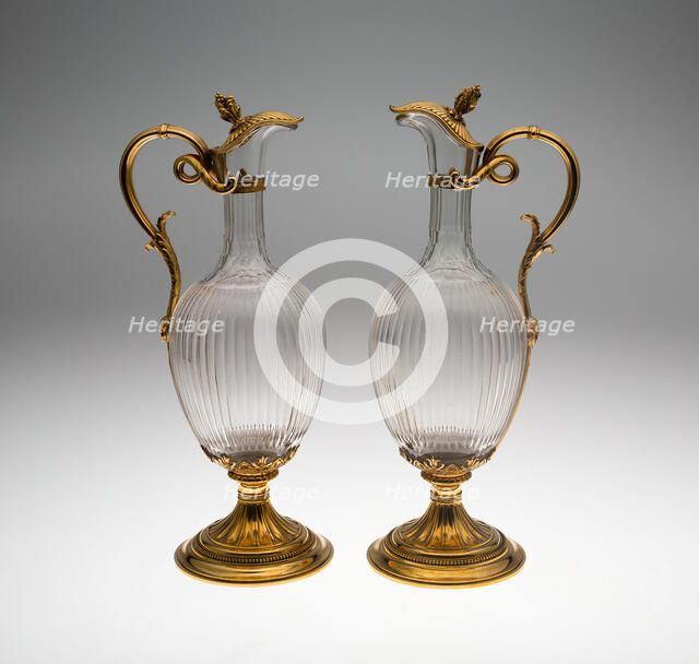 Pair of Ewers, Saint Petersburg, 1896/1908. Creator: Fabergé Workshop.