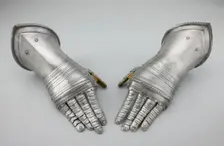Pair of Fingered Gauntlets, Milan, c. 1580/1600. Creator: Unknown